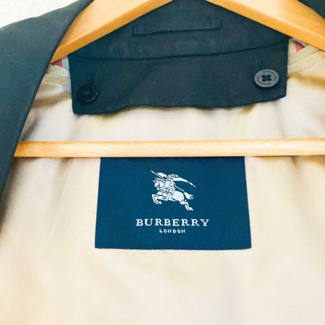 美品✨ BURBERRY ステンカラーコート ブラック ライナー付き L