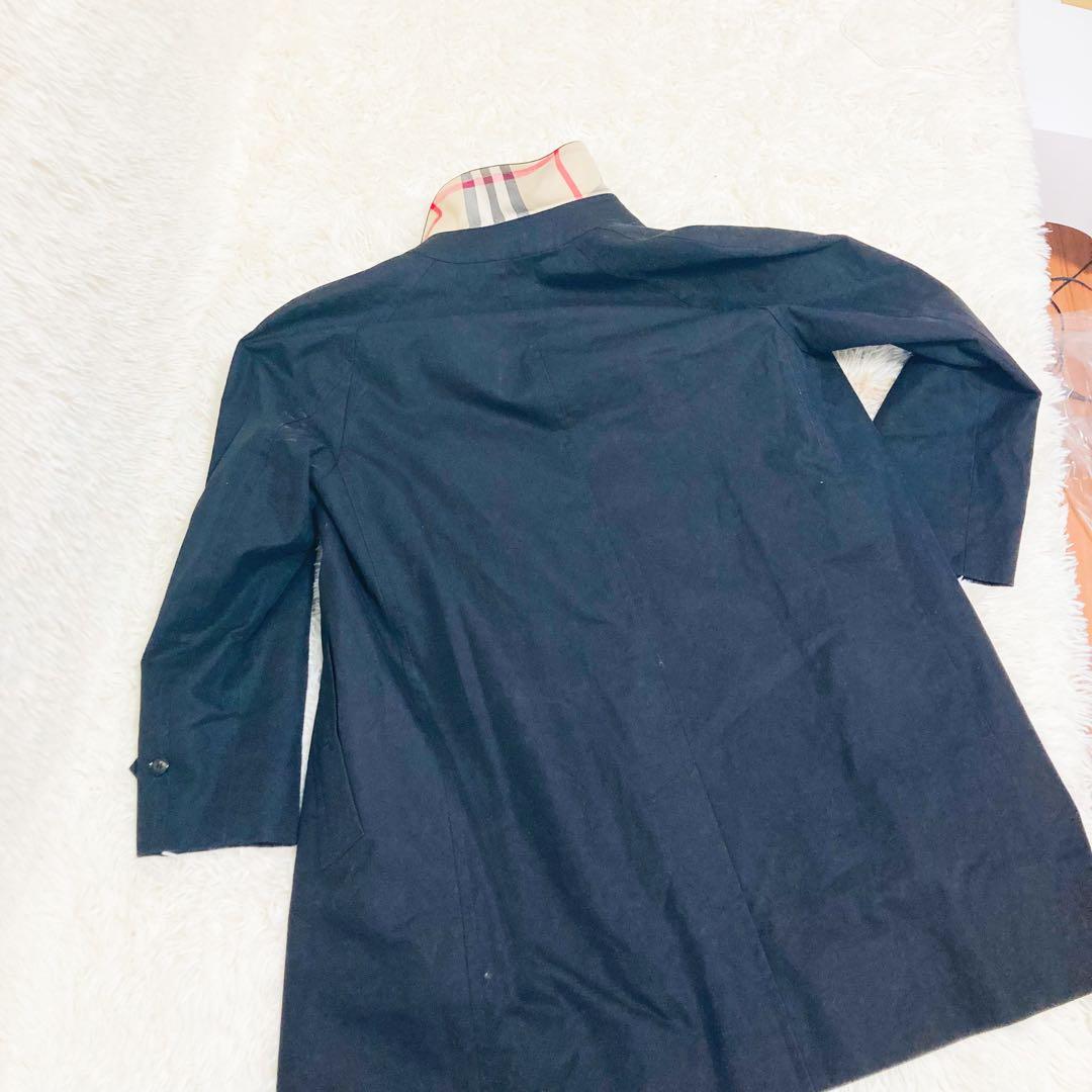 美品✨ BURBERRY ステンカラーコート ブラック ライナー付き L