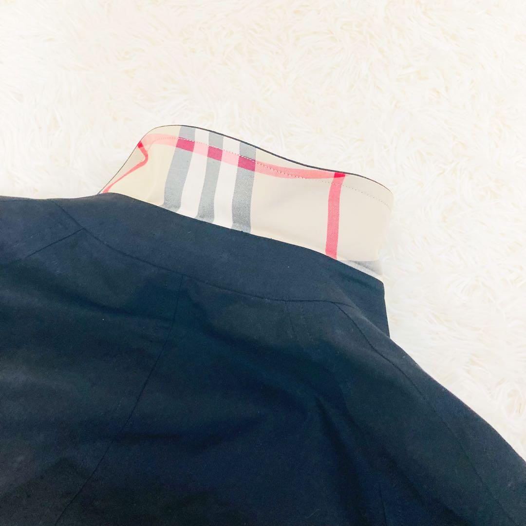 美品✨ BURBERRY ステンカラーコート ブラック ライナー付き L