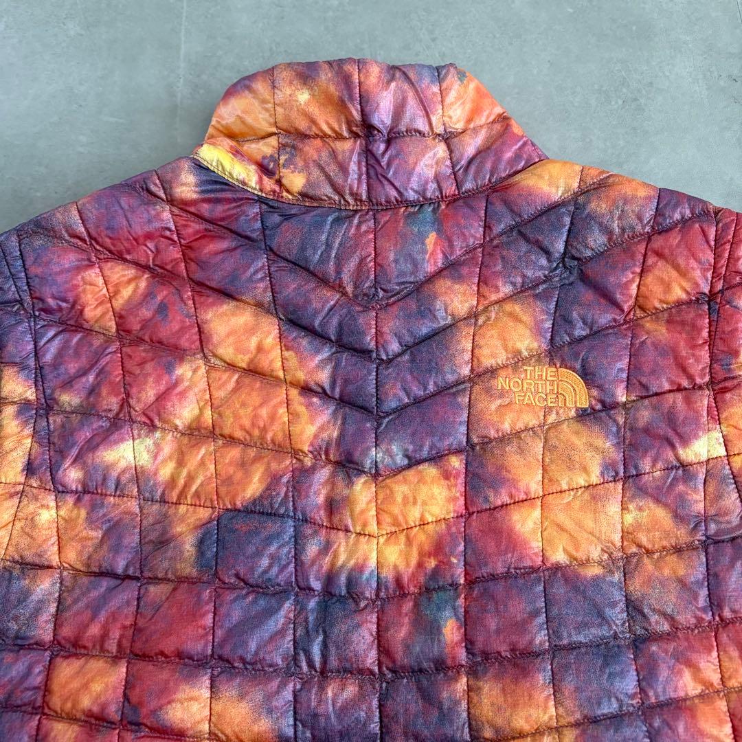 ザノースフェイス サーモボール ダウンベスト 美品 タイダイ柄 【XL】