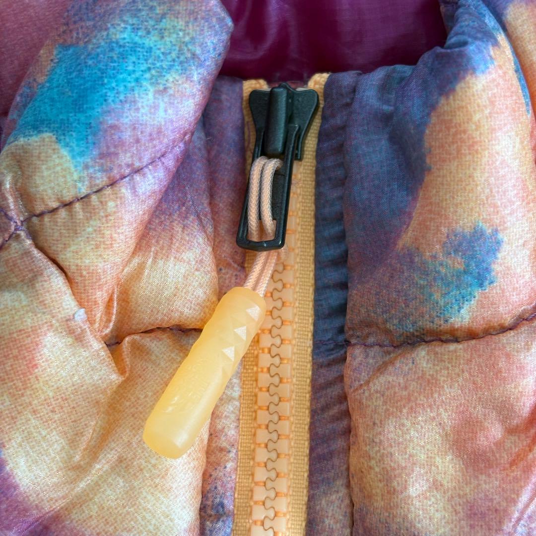 ザノースフェイス サーモボール ダウンベスト 美品 タイダイ柄 【XL】