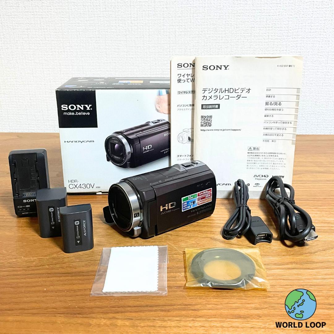 SONY ソニー❤HANDYCAM ハンディカム⭐ HDR-CX430Vブラウン