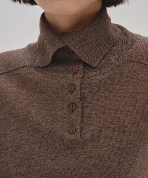 TODAYFUL Front Botton Knit/フロントボタンニット