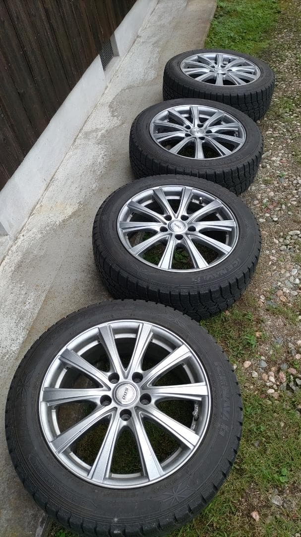 =再値下げ= スタッドレス 17inch 中古アルミ4本set ガリ傷なし