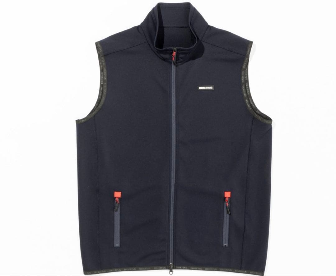 【早い者勝ち】BRIEFING ジャケット ベスト ネイビー ゴルフ 3Dロゴ