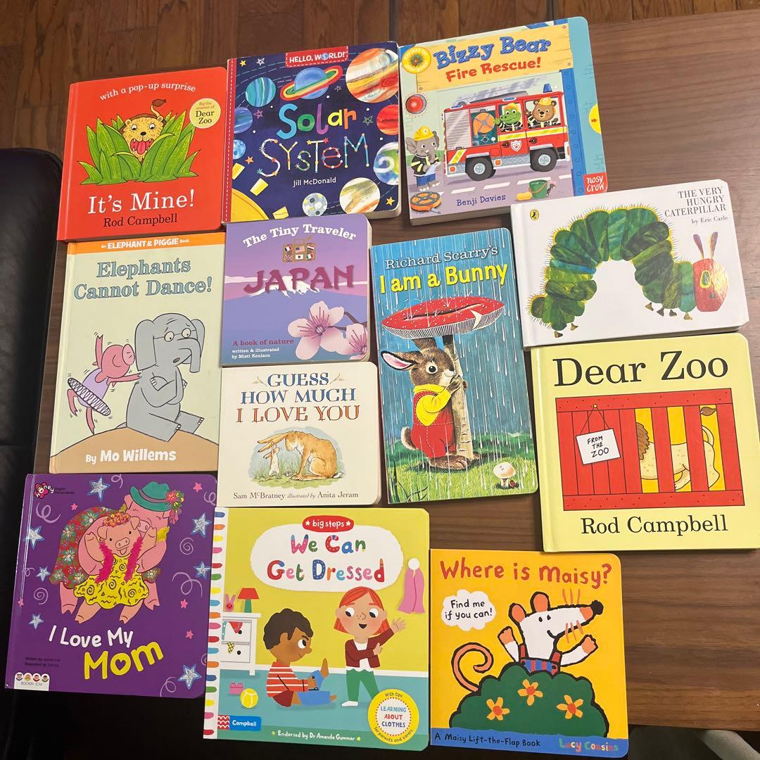 英語絵本12冊セット：I Am a Bunny, Dear Zoo など