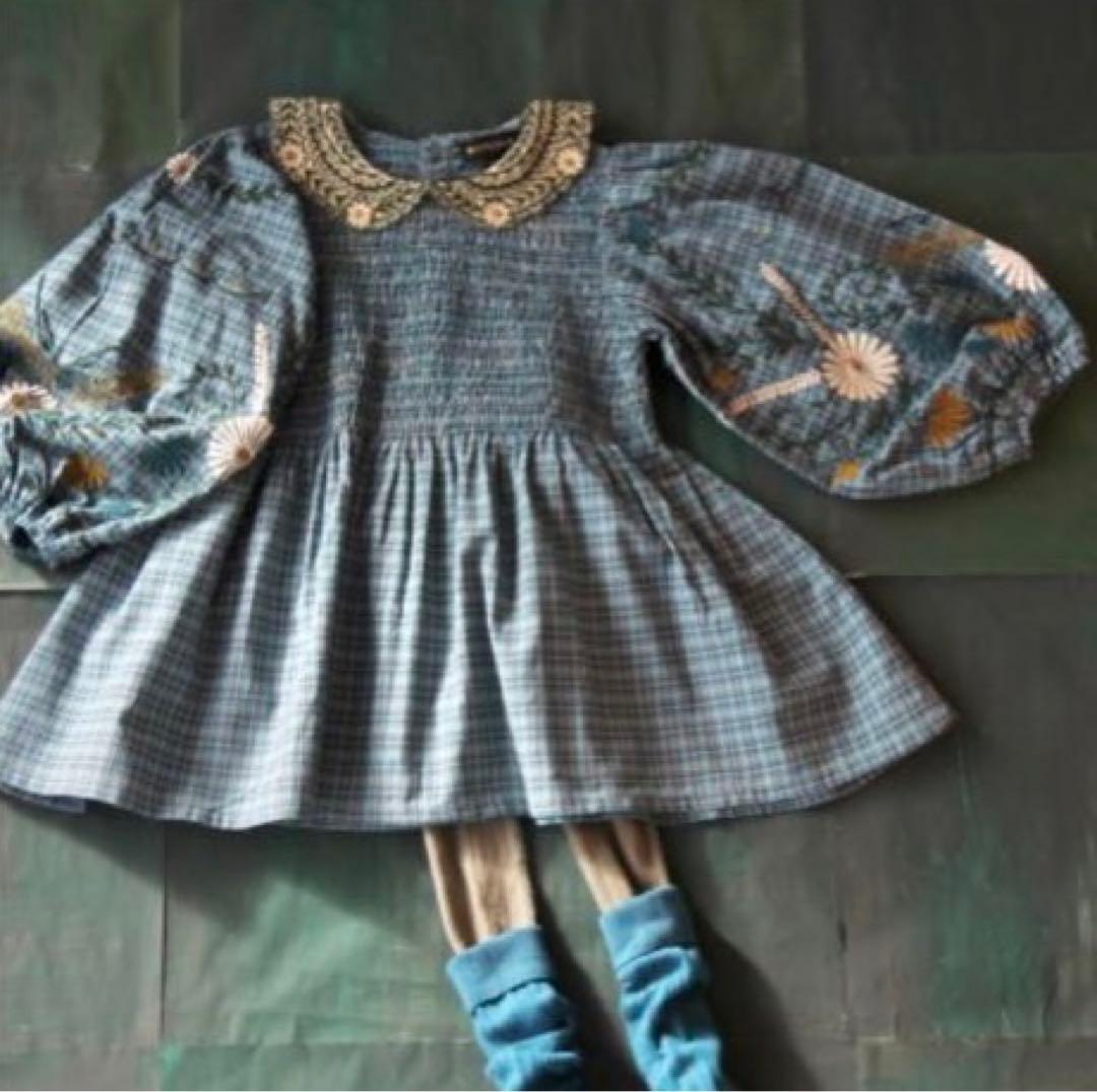 Bonjour diary チュニックブラウス　ワンピース　6y