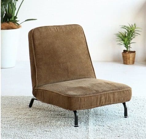 ま*ぁ様 未使用品 ICHIBA/市場 1人掛けソファ「SF-3489BR」 ブ