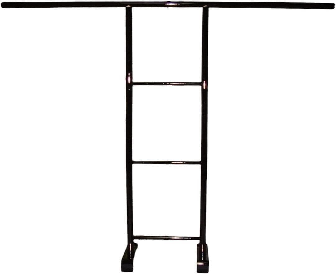 衣桁★几帳型衣桁 H170cm 黒塗★着物・帯・タペストリー　NHKで使用　新品