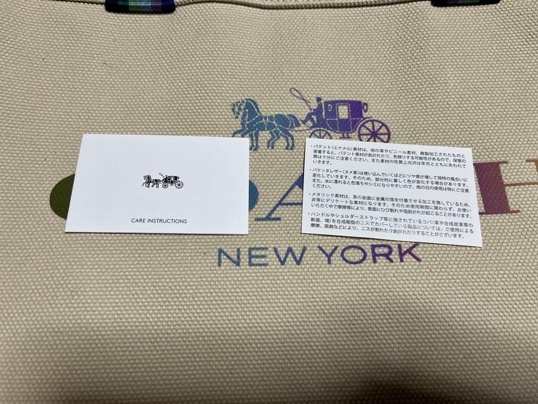 COACH キャンバストートバッグ