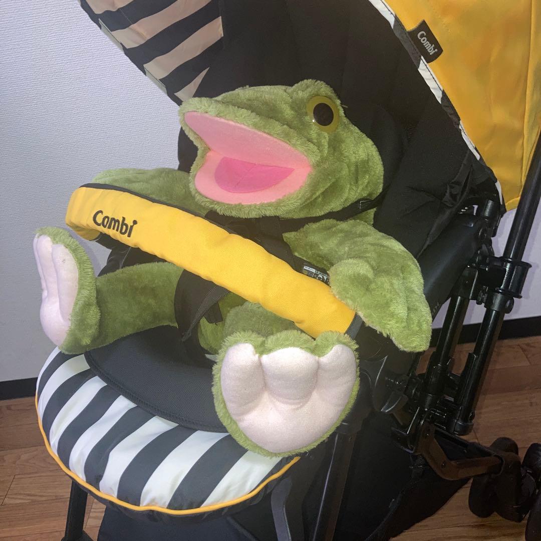 コンビ⭐️【希少】スゴカル4キャスエッグショックHS ハニービーイエローベビーカー