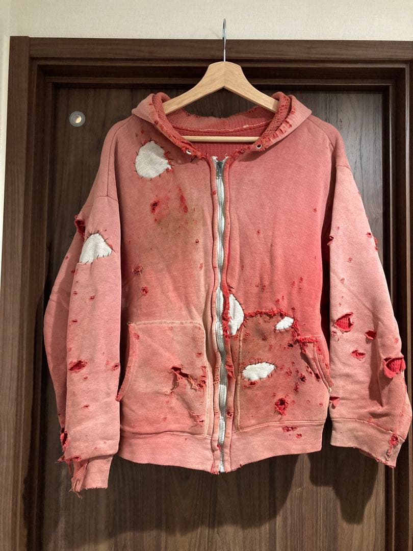 50s 60s ダブルフェイス　ジップパーカー