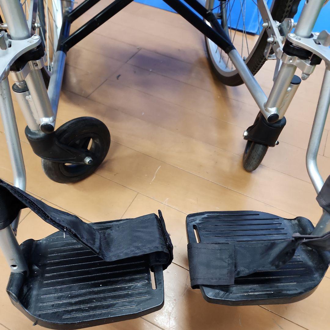 S211★日進医療器・自走用車椅子 アルミ製 ZJ1623933/送料無料