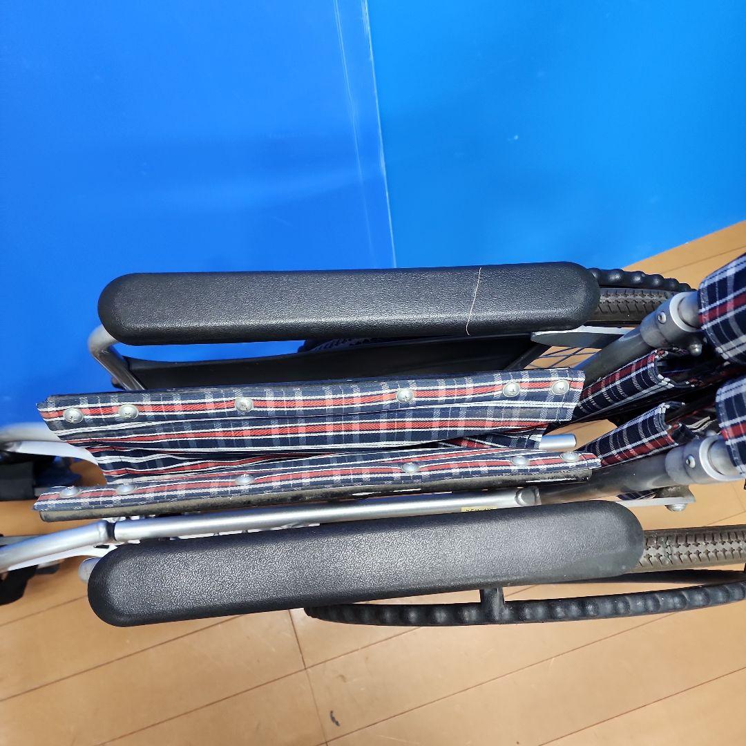 S211★日進医療器・自走用車椅子 アルミ製 ZJ1623933/送料無料