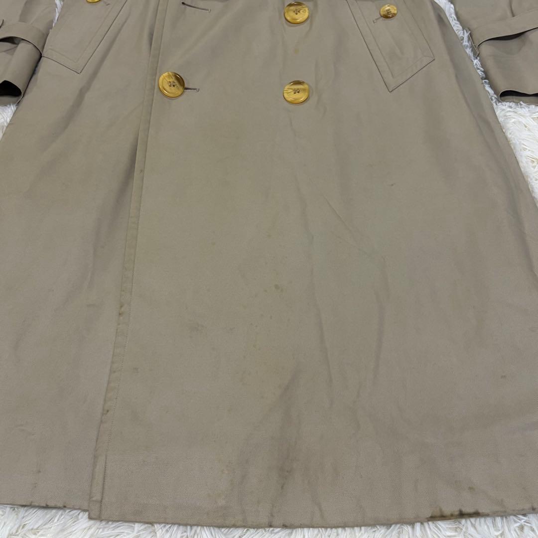 バーバリーズ トレンチコート ベルト ノバチェック ベージュ L