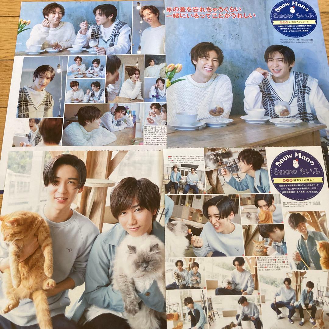 青*様 ★目黒蓮＆阿部亮平★めめあべ完全版★切り抜きファイル32P★匿名配送★激