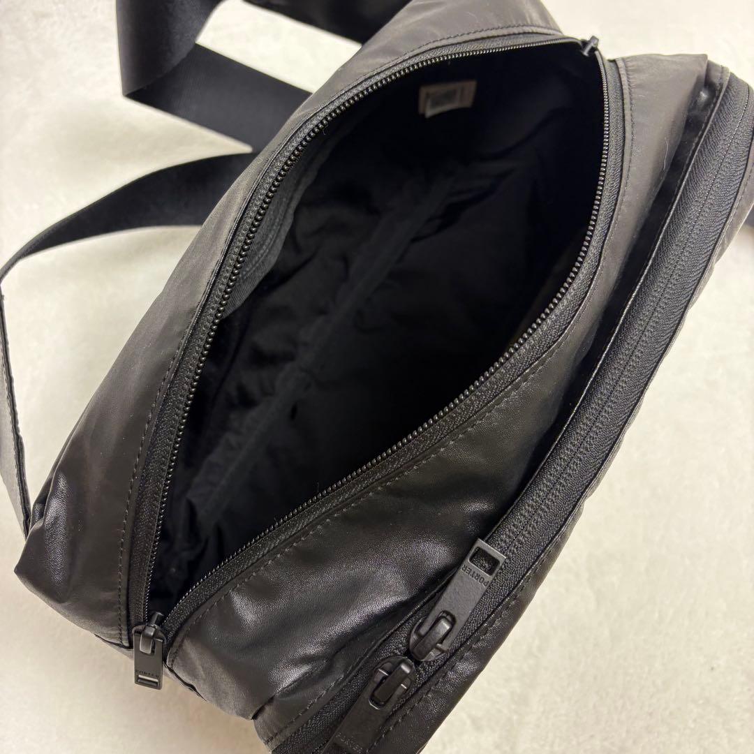 ポーター タクティカル ウエストバッグ 吉田カバン PORTER 黒