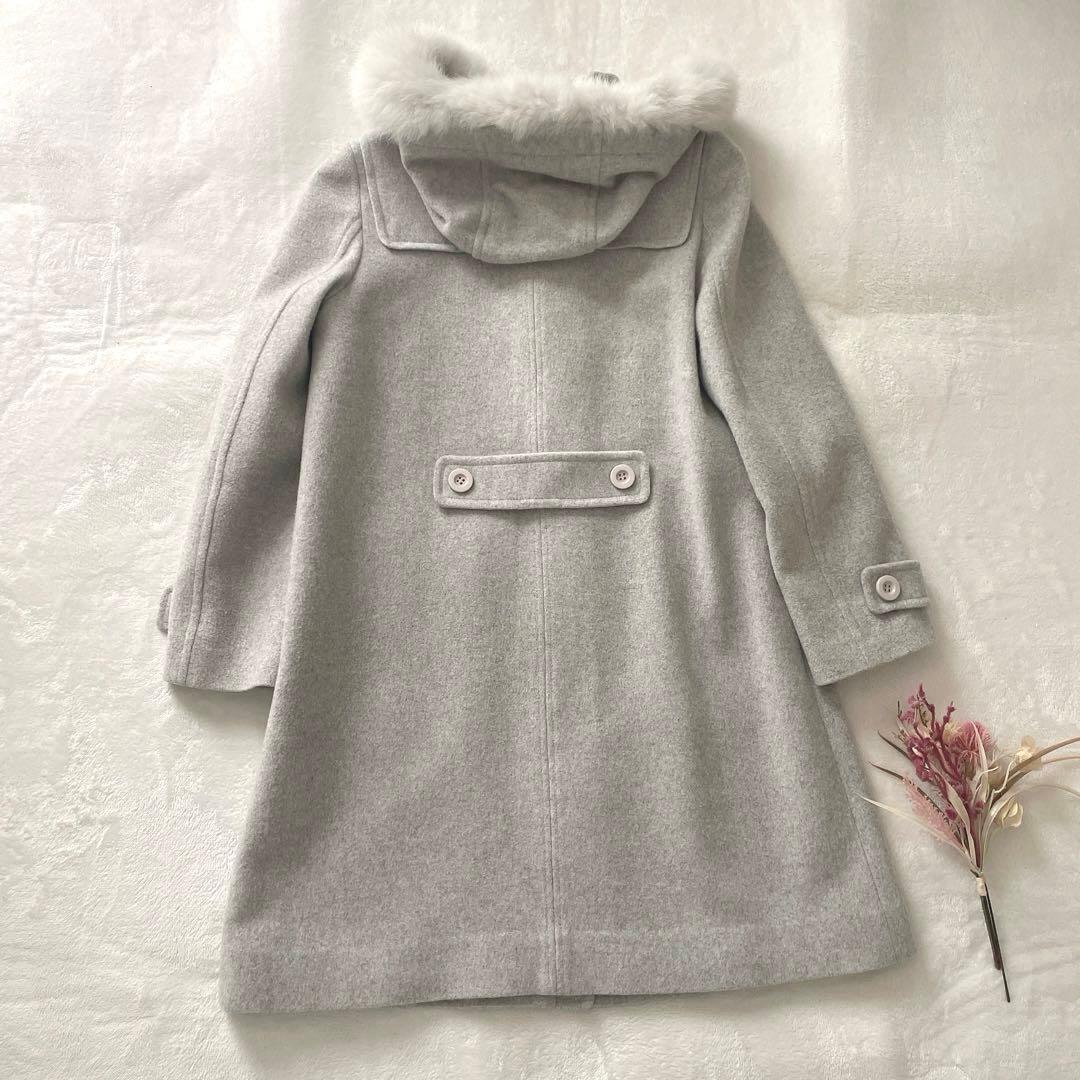 極美品⭐︎JILL STUART フォックスファー グレー ダッフルコート M