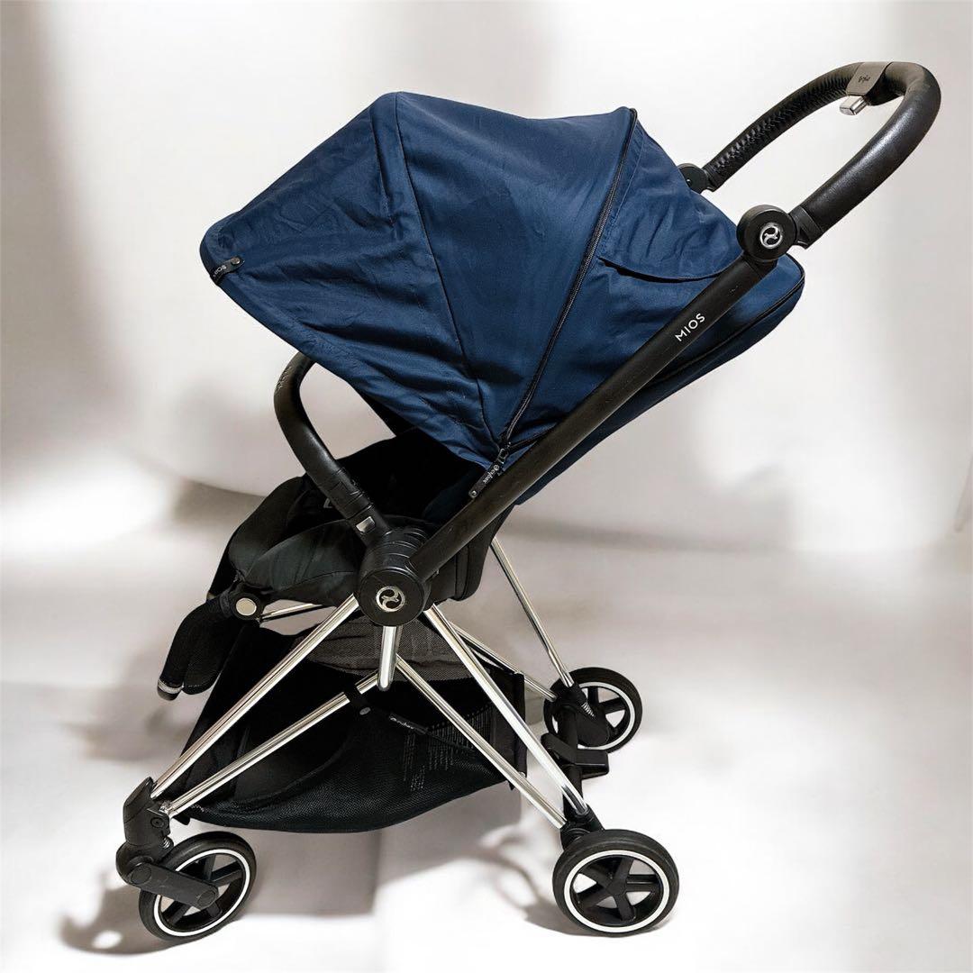 cybex サイベックス　MIOS ミオス ネイビー×ブラック　シルバーフレーム