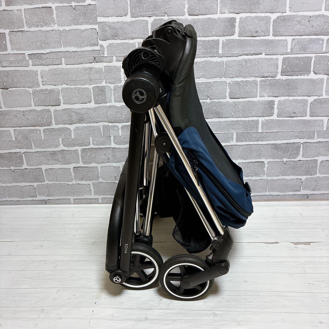 cybex サイベックス　MIOS ミオス ネイビー×ブラック　シルバーフレーム