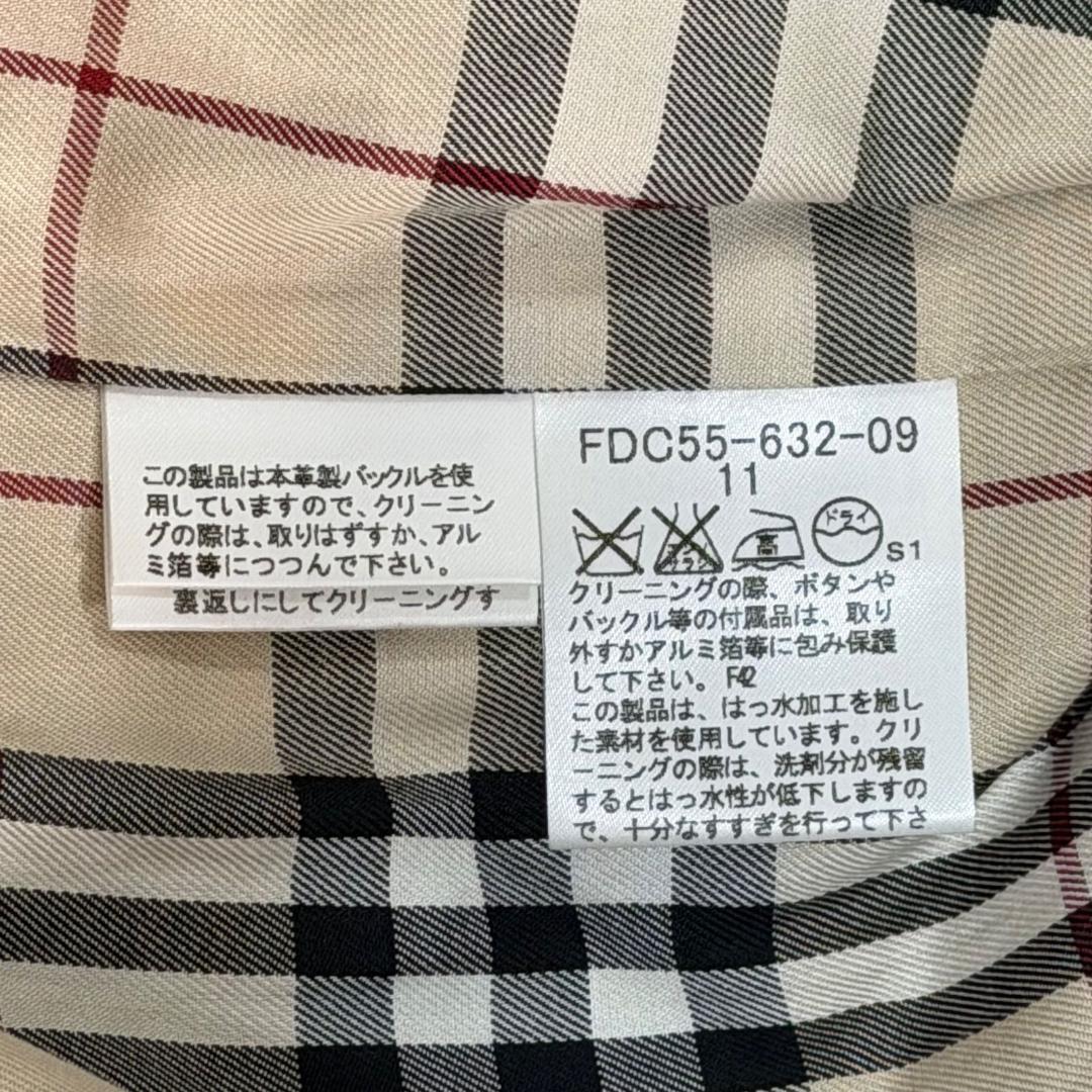 16244✨バーバリーロンドン トレンチコート 裏地ノバチェック 黒 11