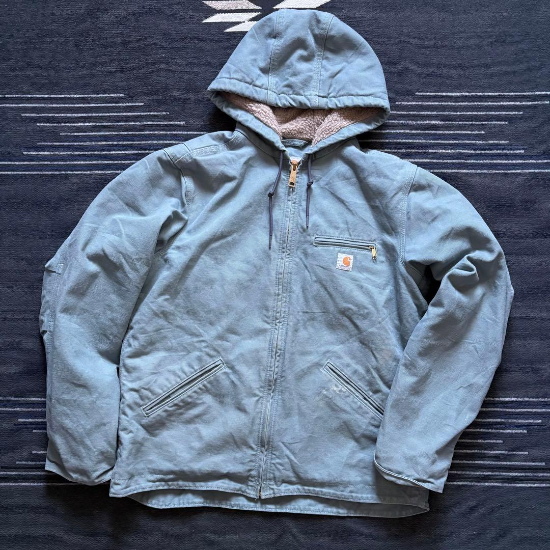 日本未発売Carhartt レアカラー 裏ボア シエラジャケット