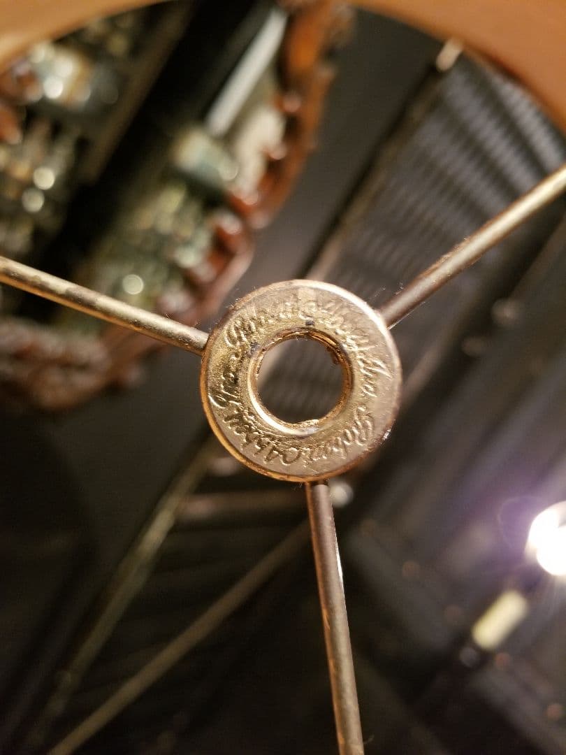 ロバート　アビー　アメリカ製　ヴィンテージ　ブラック　ハンマートーン　ランプ