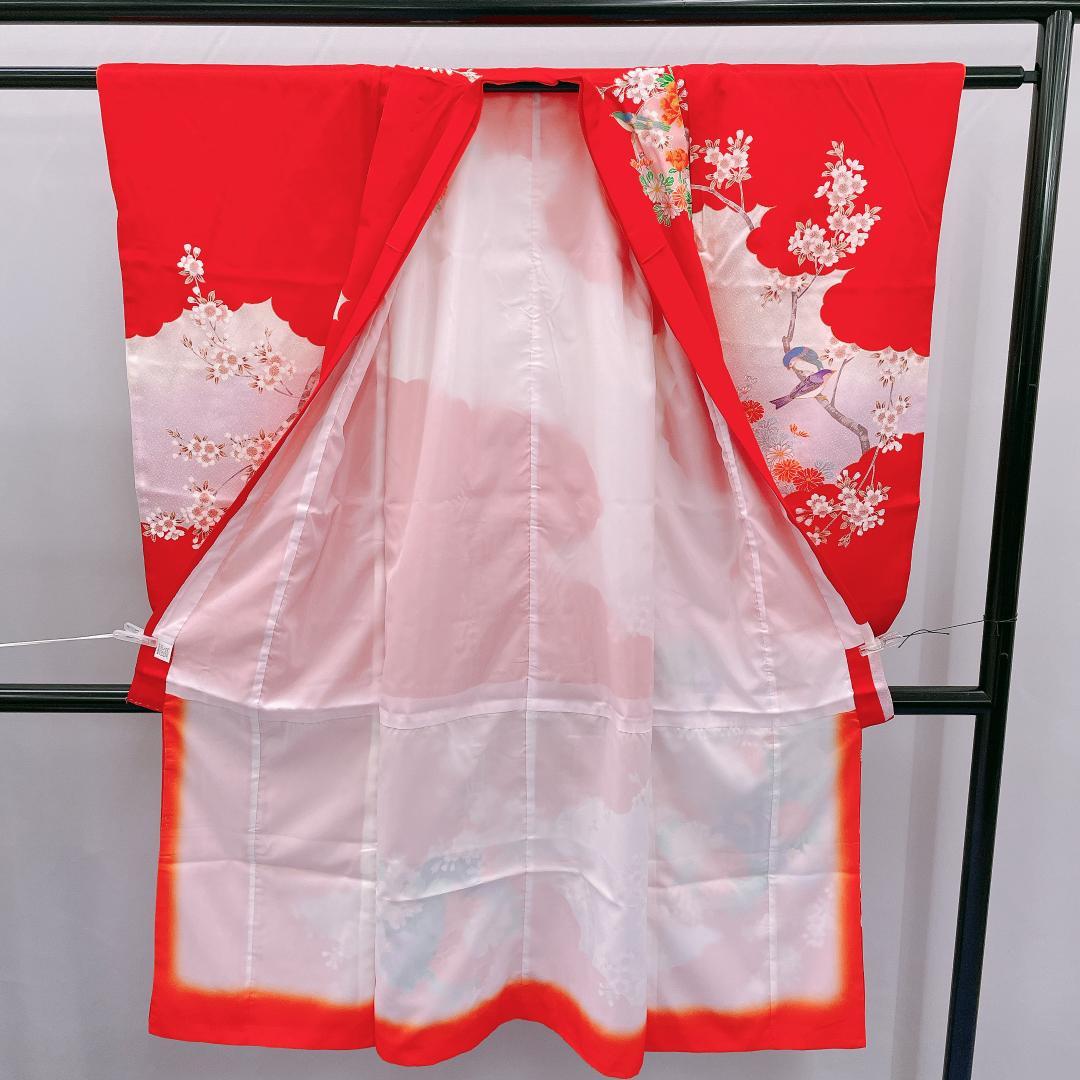 ★4048★ 子供着物 七五三 女の子 四つ身 単品