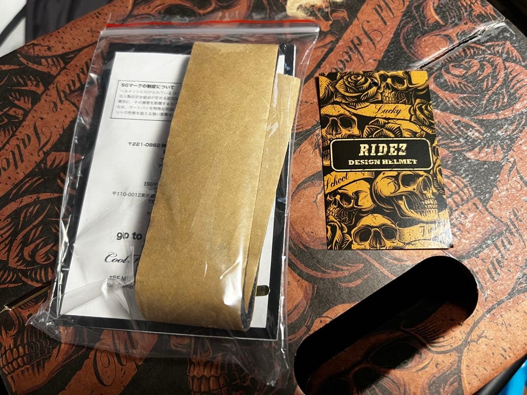 【RIDEZ】「RIDEZ X」フルフェイスヘルメット ブラック Lサイズ