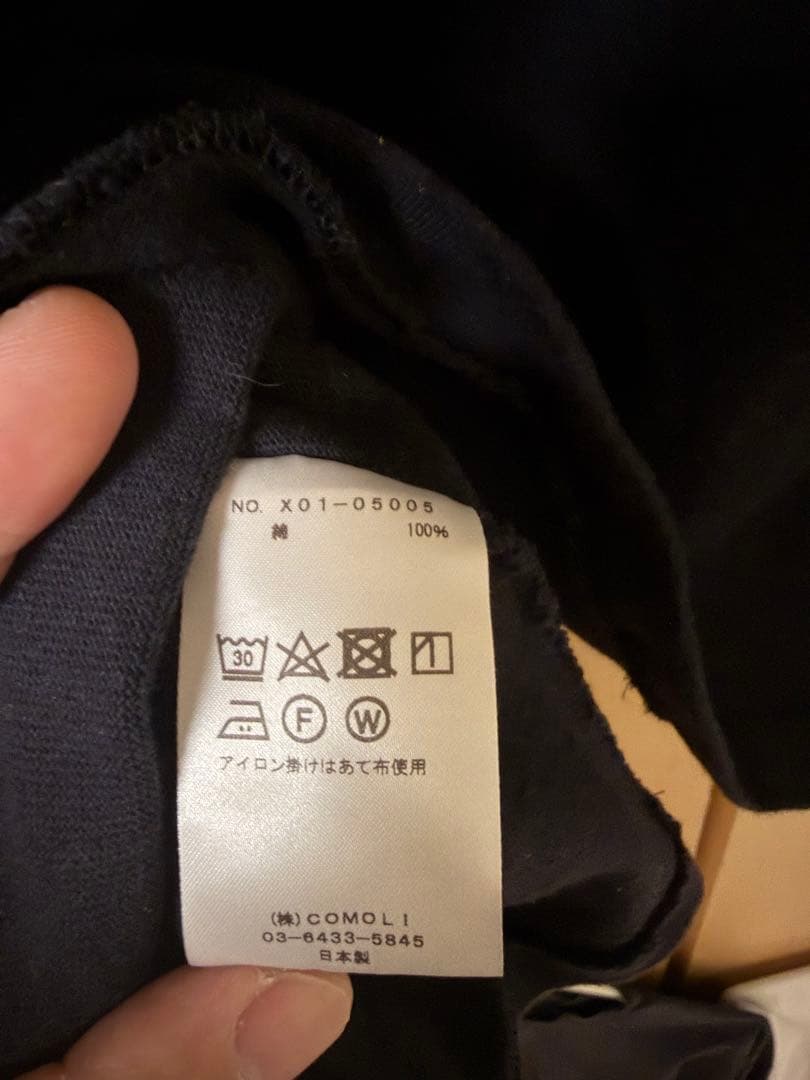 コモリ　COMOLI フットボールＴ　ネイビー サイズ3