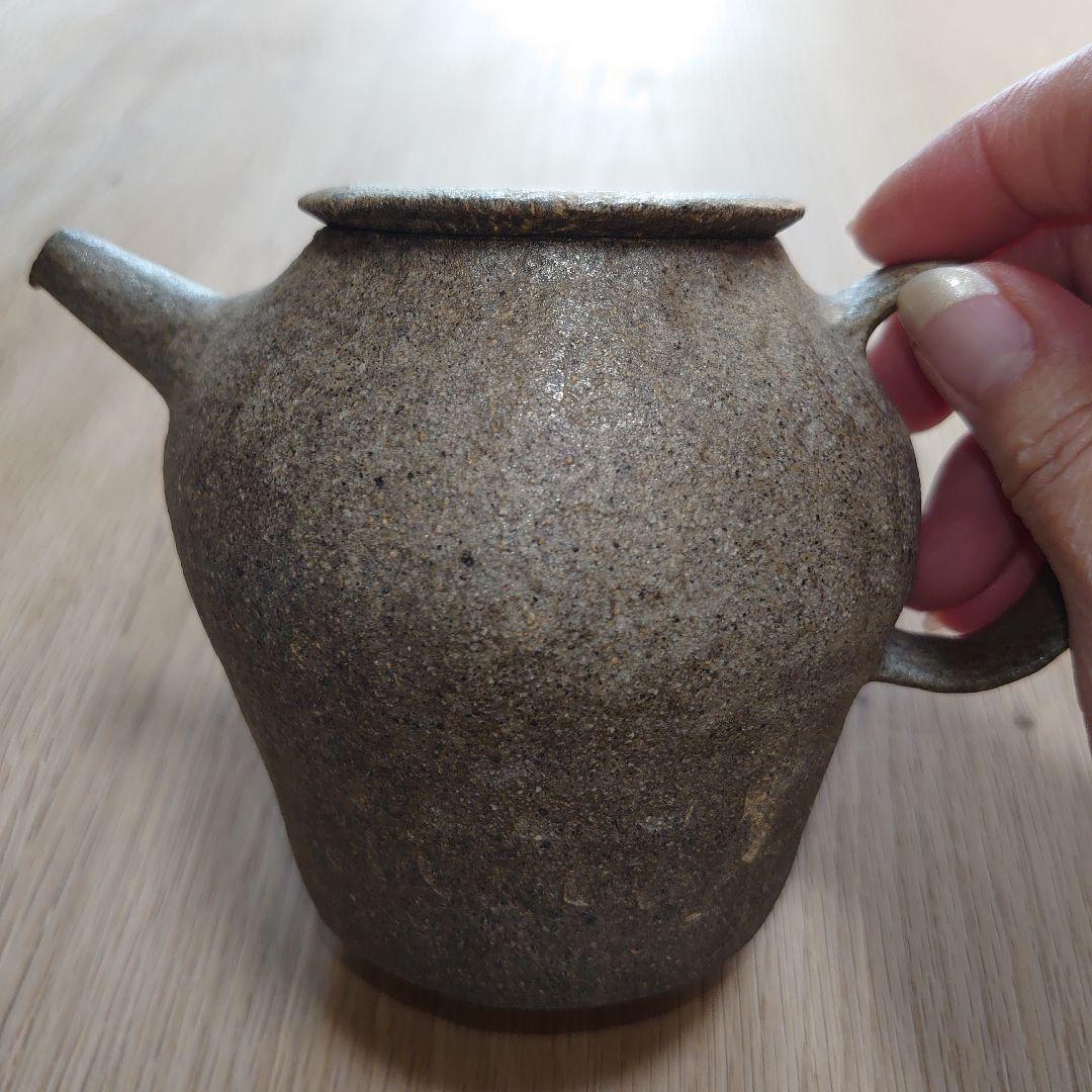 村上躍さん　砂化粧　ポット