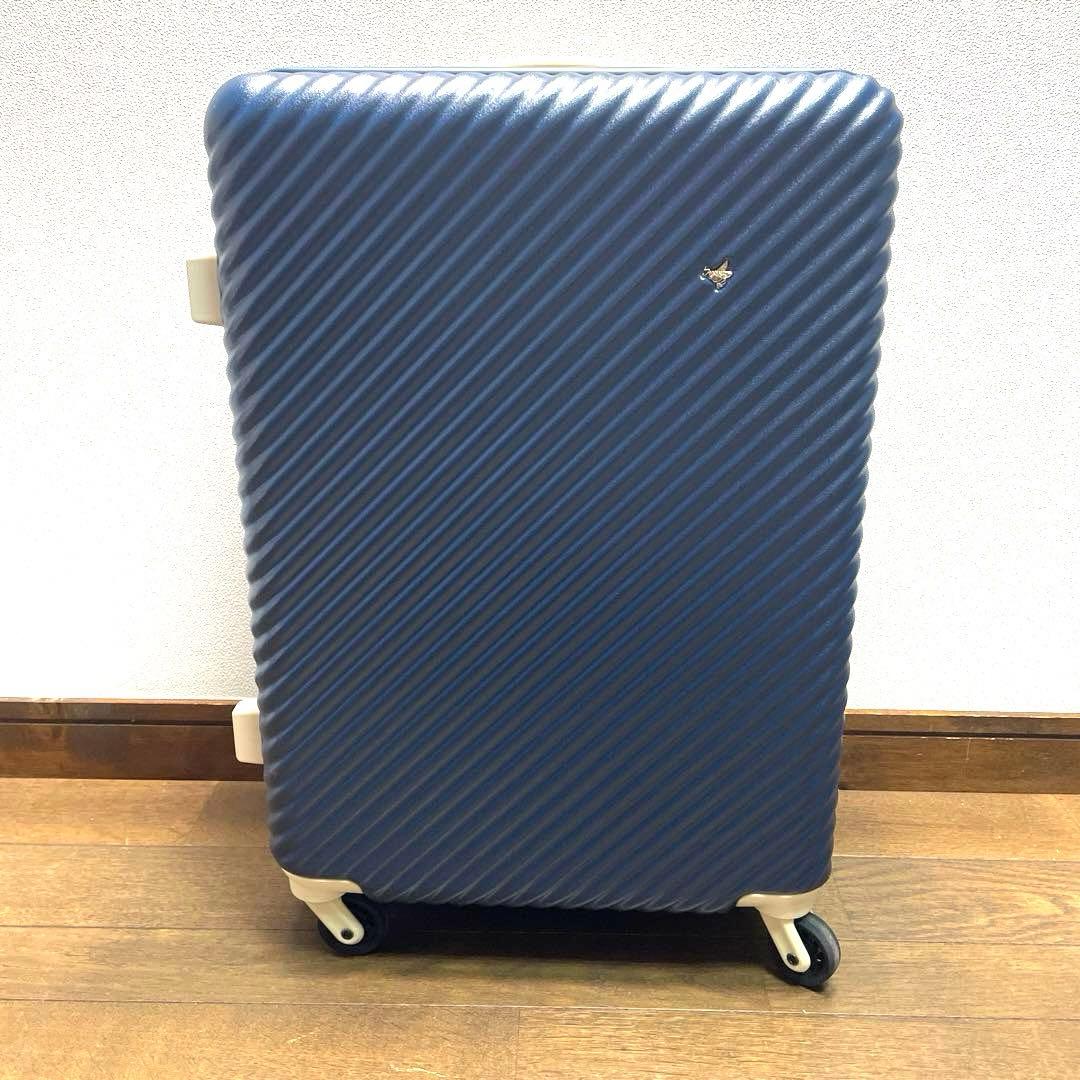 HaNTハント47Lキャリーケース機内持込み対応サイズ ネイビーキャリーバッグ