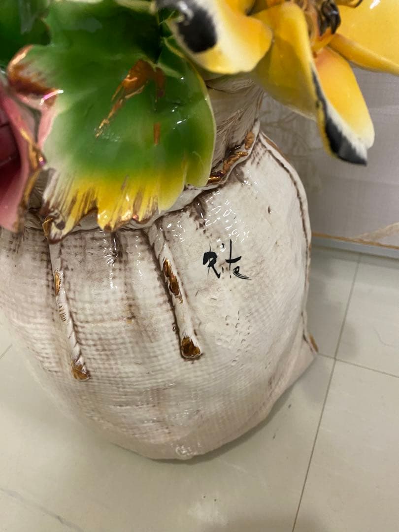 おしゃれな陶器　お花