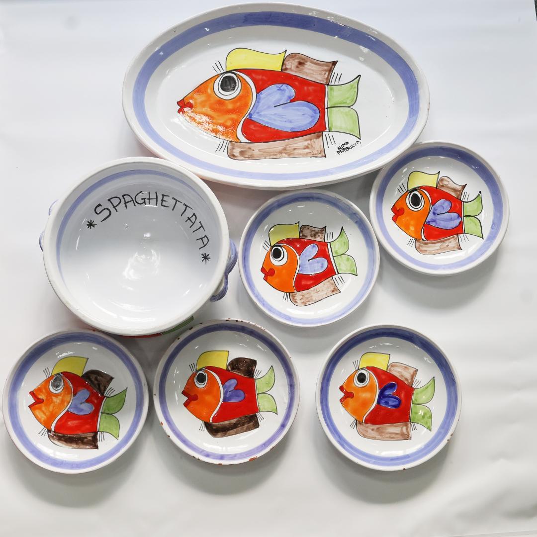 NINO PARRUCCA ニーノパルッカ イタリア製 ボウル　大皿　中皿５枚