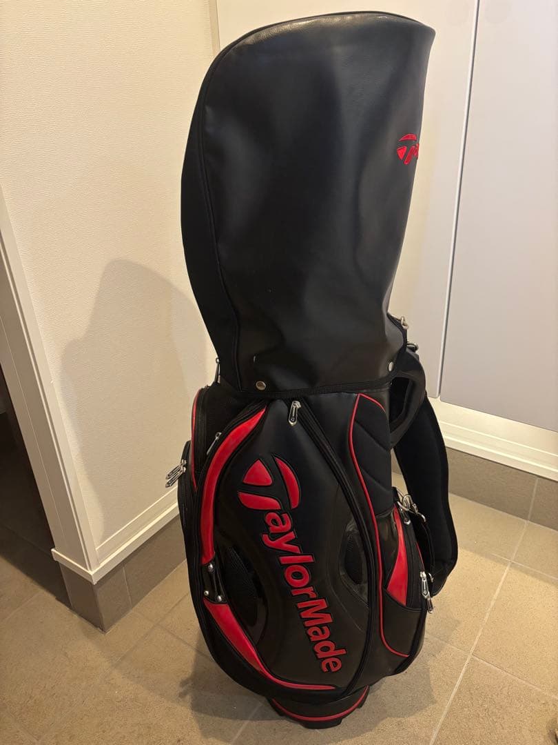 TaylorMade キャディバッグ 黒/赤