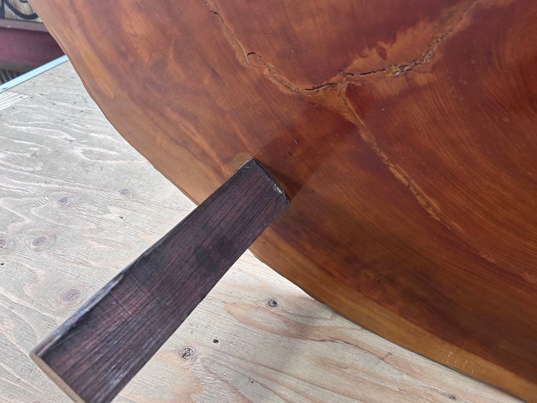 一枚板 座卓 ローテーブル 天然木 -305-