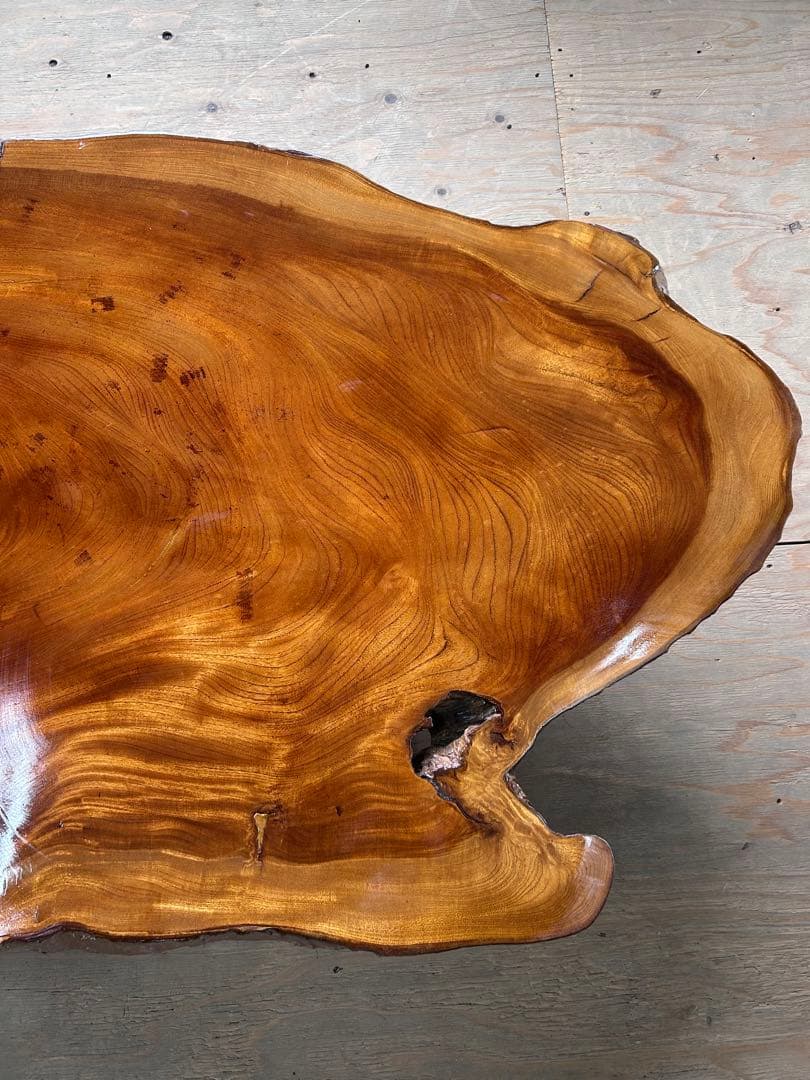 一枚板 座卓 ローテーブル 天然木 -305-