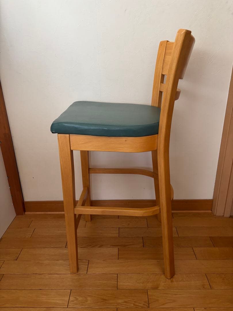 岐阜県揖斐郡池田町　中古　HIKARIカウンターチェア　4脚セット　座部高61