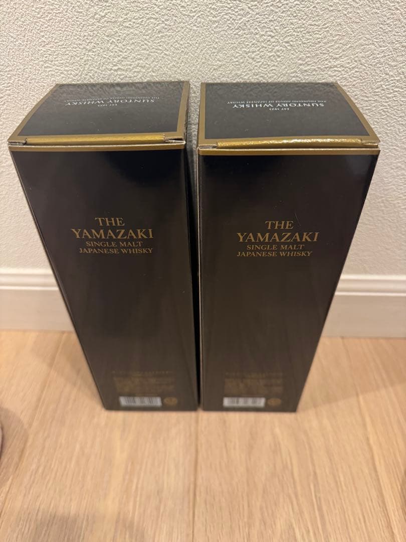 山崎 18年　空箱２個セット