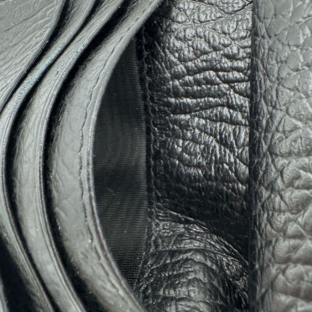 【美品】マルジェラ 4ステッチ 二つ折り財布 バイフォールド ポッパーウォレット