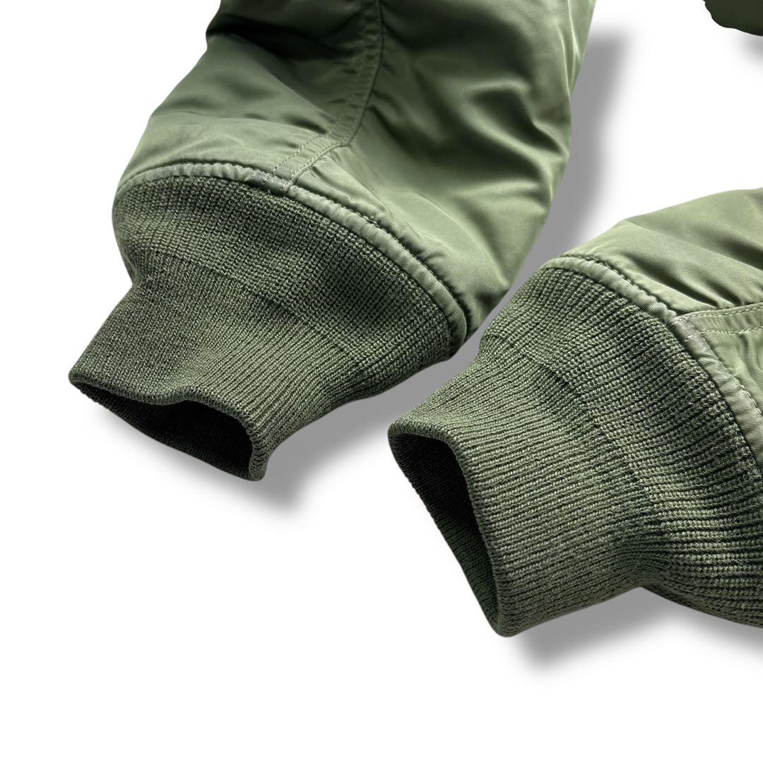 美品 ALPHA INDUSTRIES N-2B フライトジャケット ブルゾンL