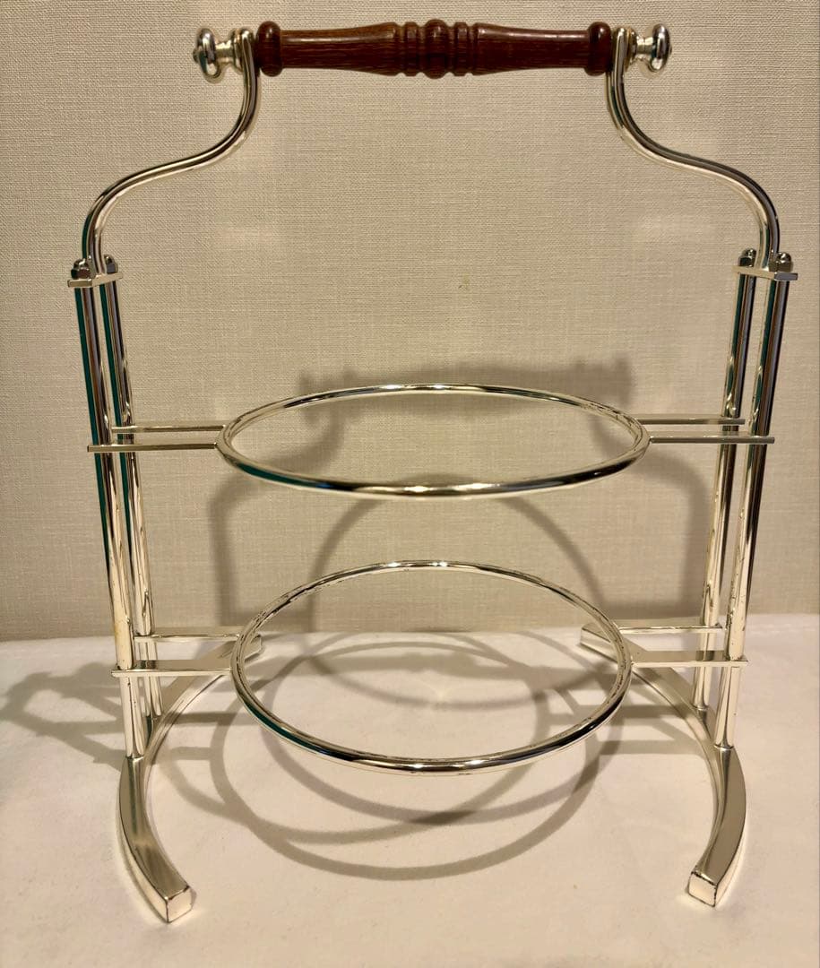 アフタヌーンティー、ハイティー両用２段スタンド