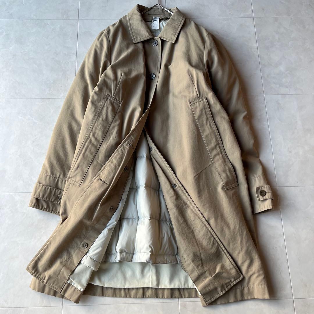 MHL. エムエイチエル ダウンライナー付 ステンカラーコート ベージュ 3
