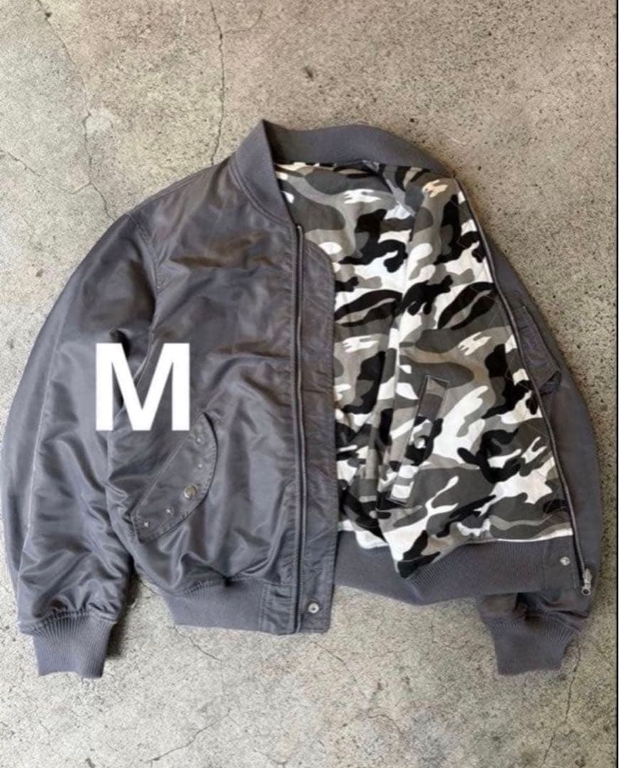 C*o様 BELVET Camo Reversible MA-1 Jacket