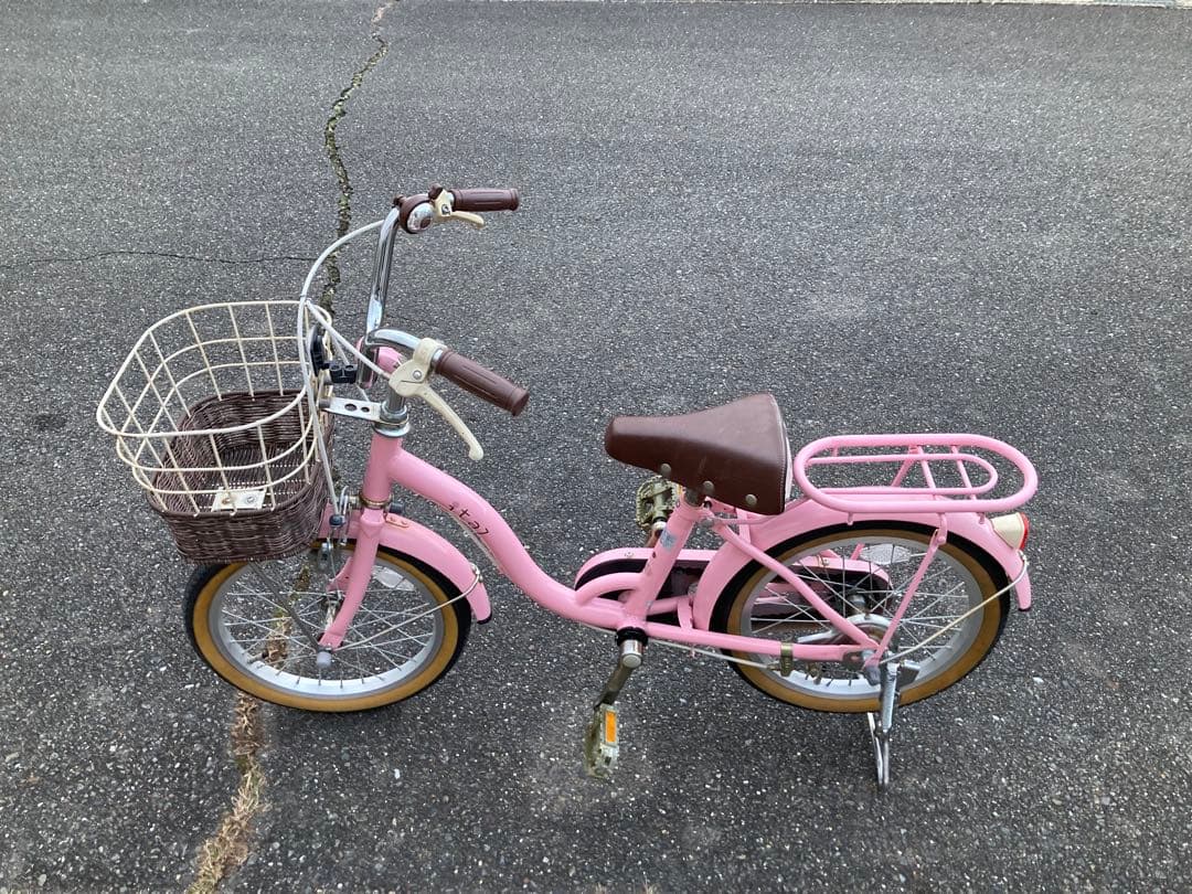 itaz 子供用自転車 16インチ ピンク
