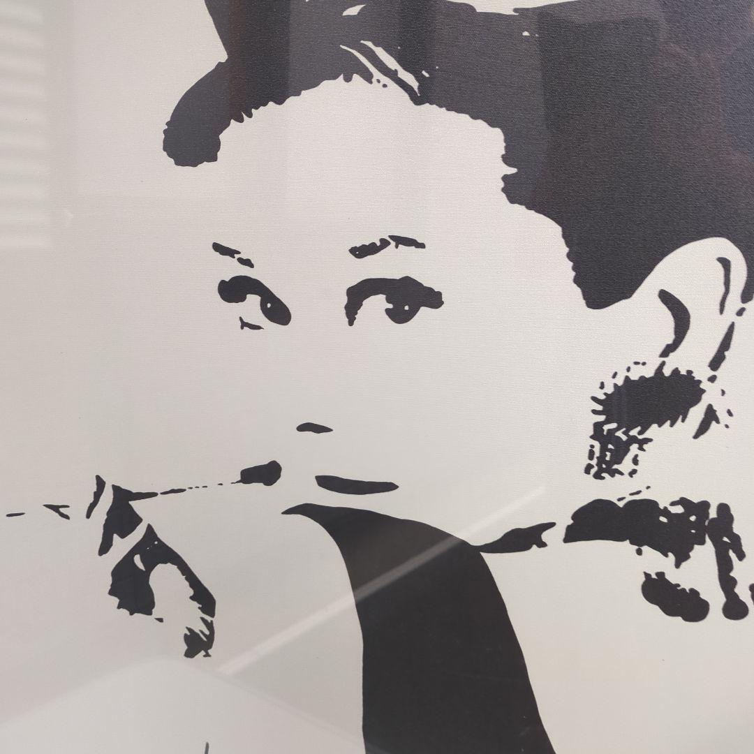 新品　IKEA　オードリー　ヘプバーン　大パネル　 美品　未開封品