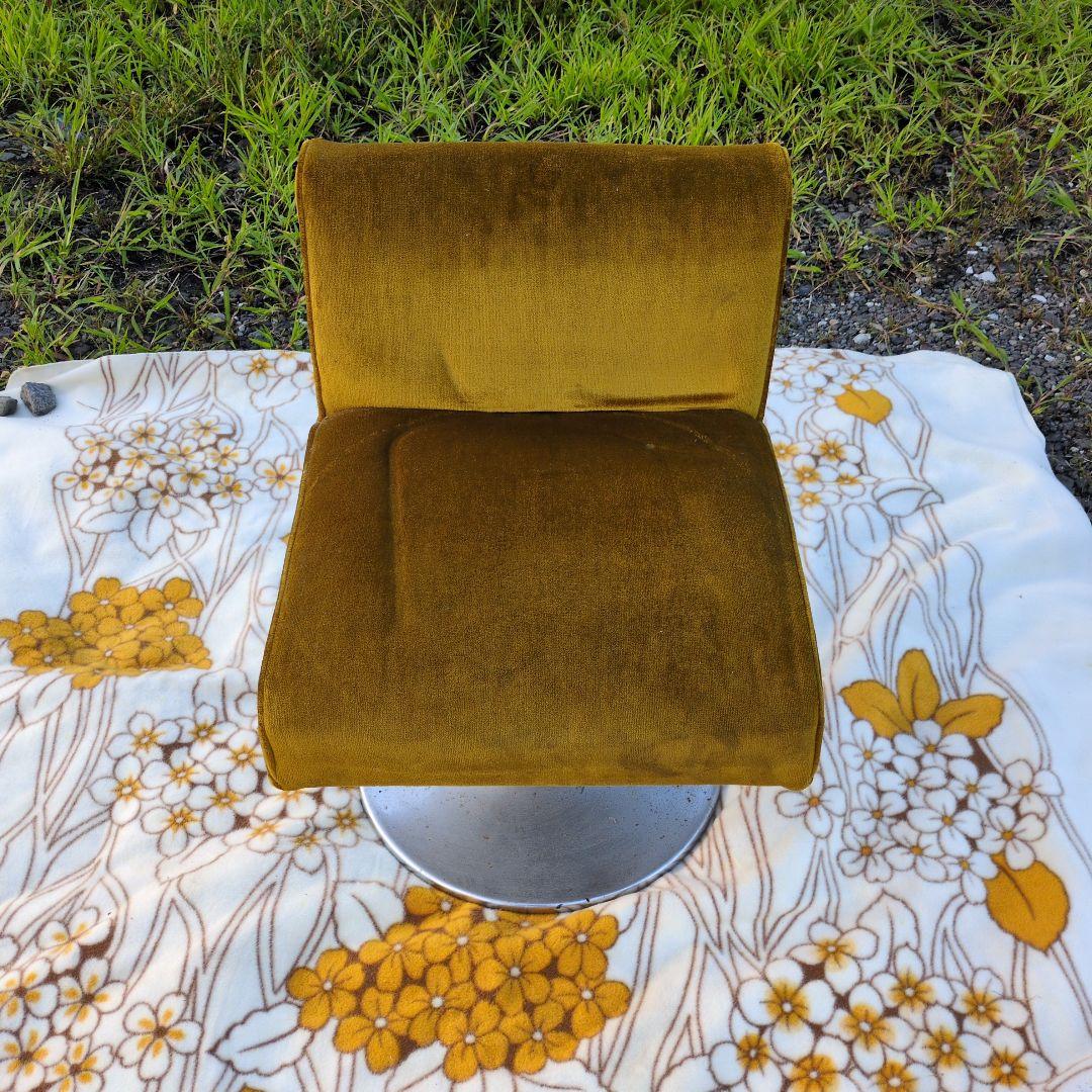 昭和レトロ モケット 1人掛け チェア②ソファ ベルベット ポップ アンティーク