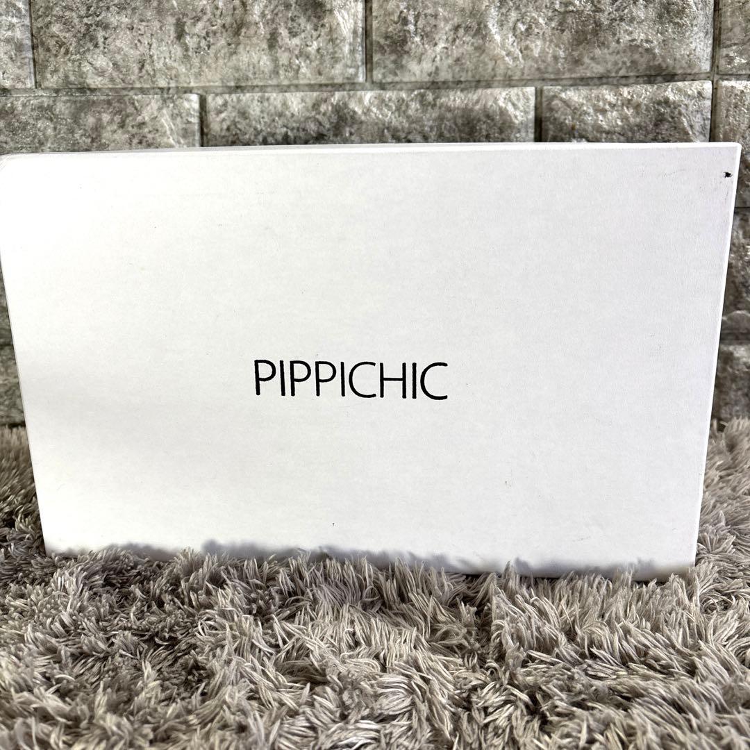 極美品❣️PIPPICHIC ピッピシック ビジューパンプス パテントレザー 箱付