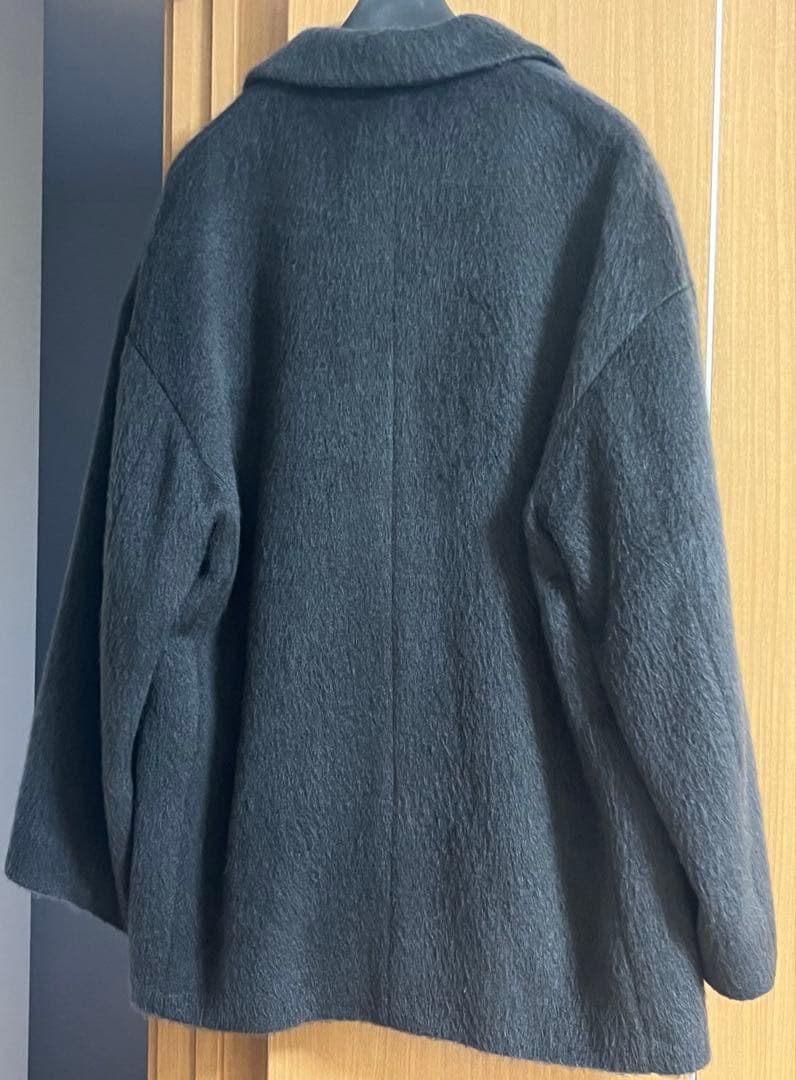 スピックアンドスパン シャギージャケットコート