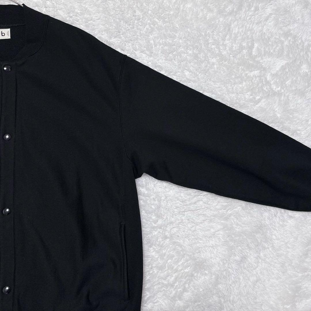美品✨blurhms ブラームス スナップカーディガン スウェット 黒 L 3